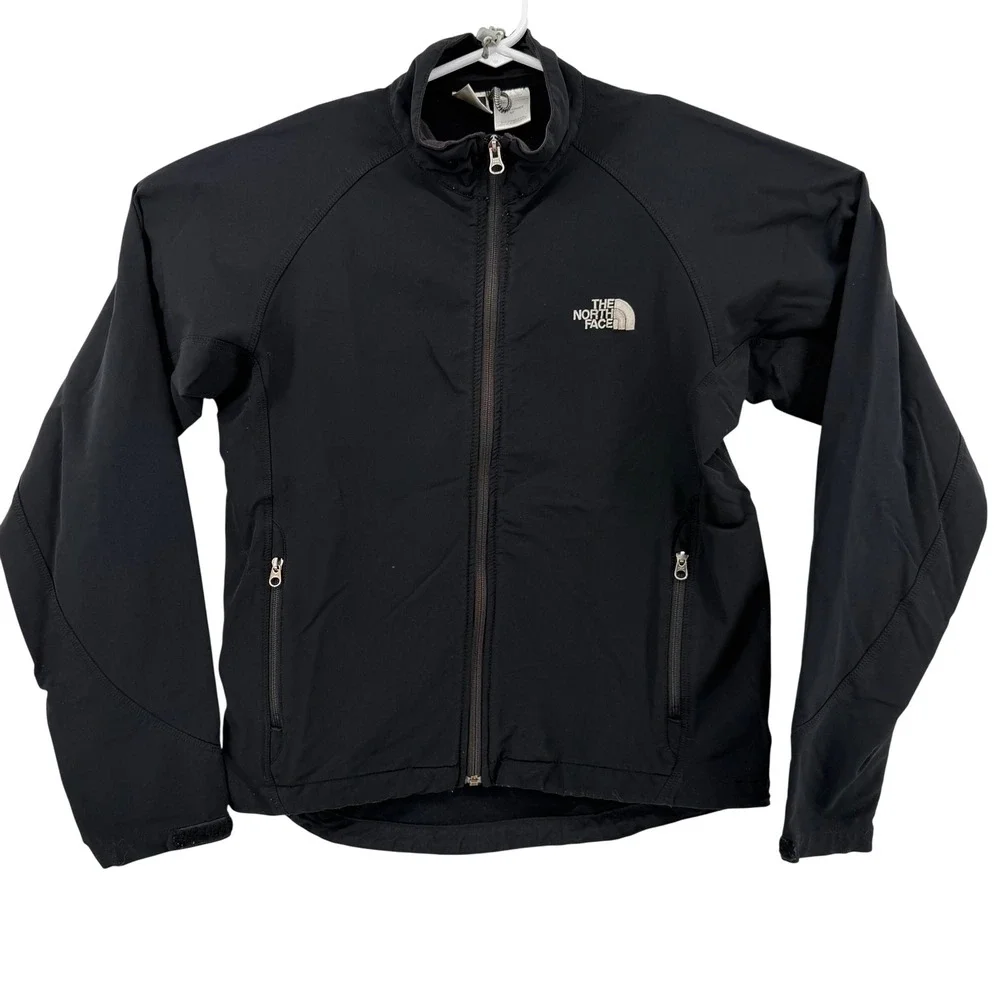 The North Face Apex Softshell Jacket Black Men's S Full Zip Lightweight Gorpcore